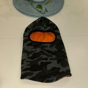 Tek Gear Camouflage Balaclava with Orange Lining